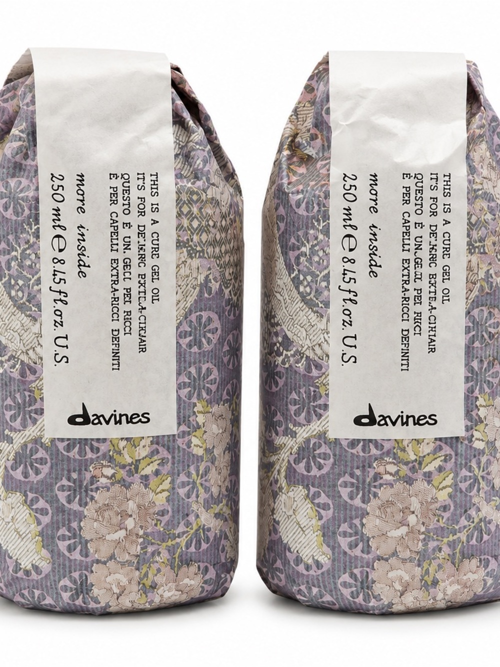 Davines Duo Gel Oil in Lavender Floral Wrap